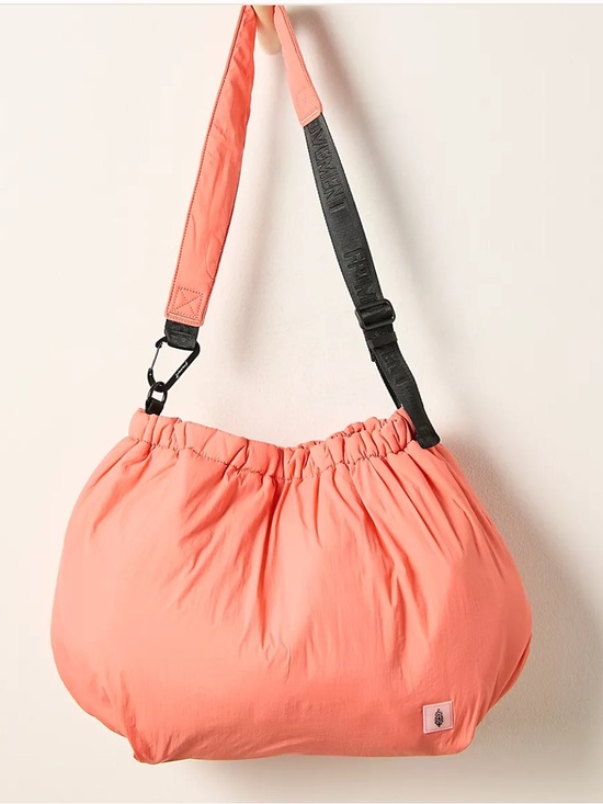 Free People Handbags - Free People Movement Rest Day Carryall Bag NWT Flame Coral Nylon Shoulder Tote